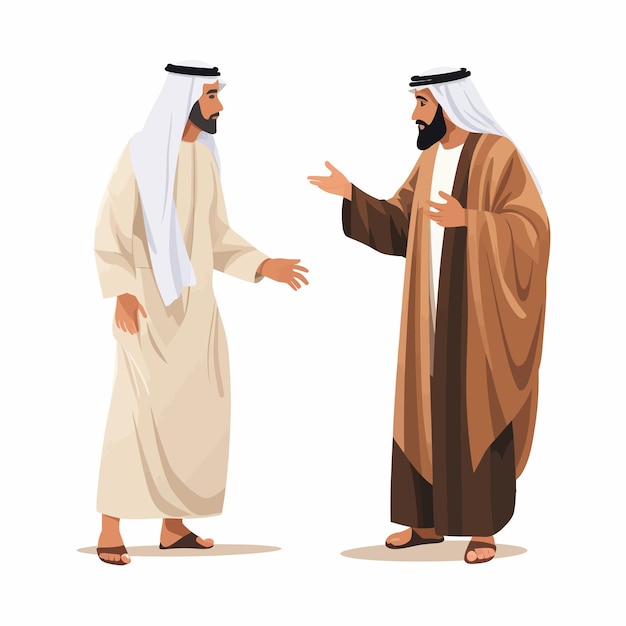 Vector arab people