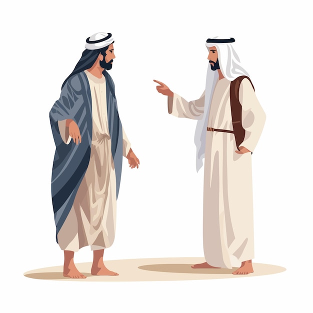 Vector arab people