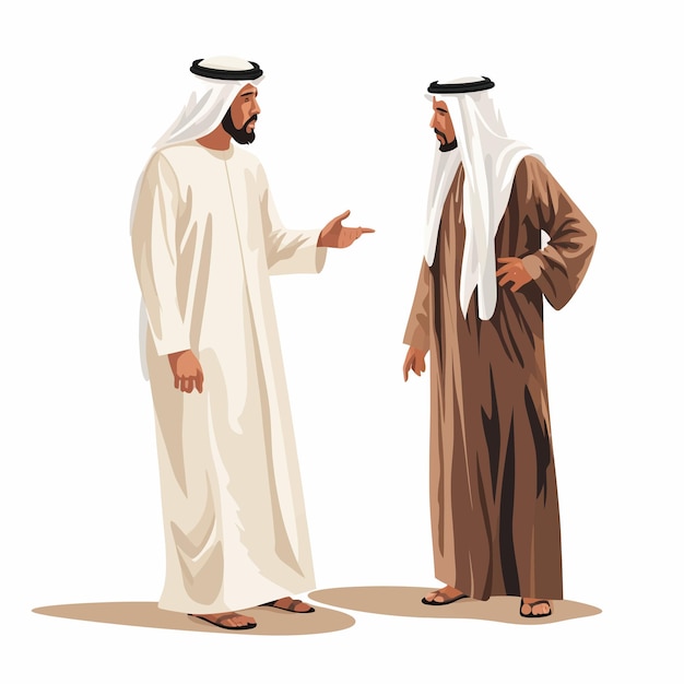 Vector arab people