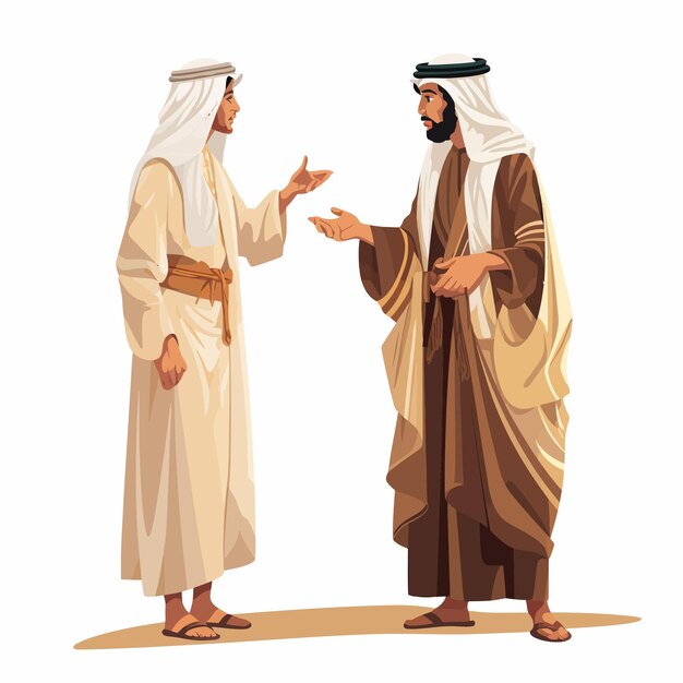 Vector arab people