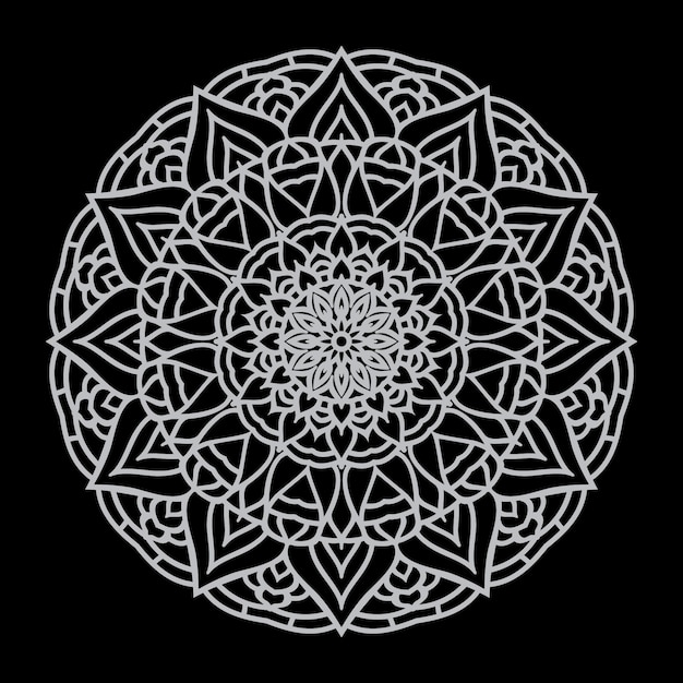 Arabesque mandala achtergrond