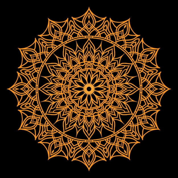 Arabesque mandala achtergrond