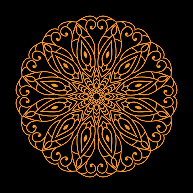 Arabesque mandala achtergrond