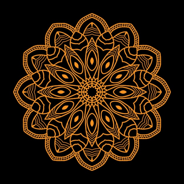 Arabesque mandala achtergrond