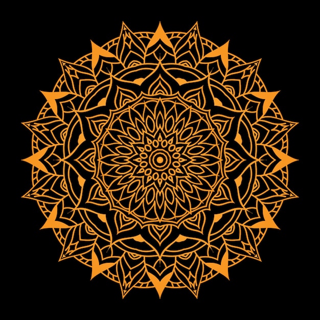 Arabesque mandala background