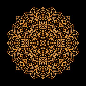 Premium Vector | Arabesque mandala background