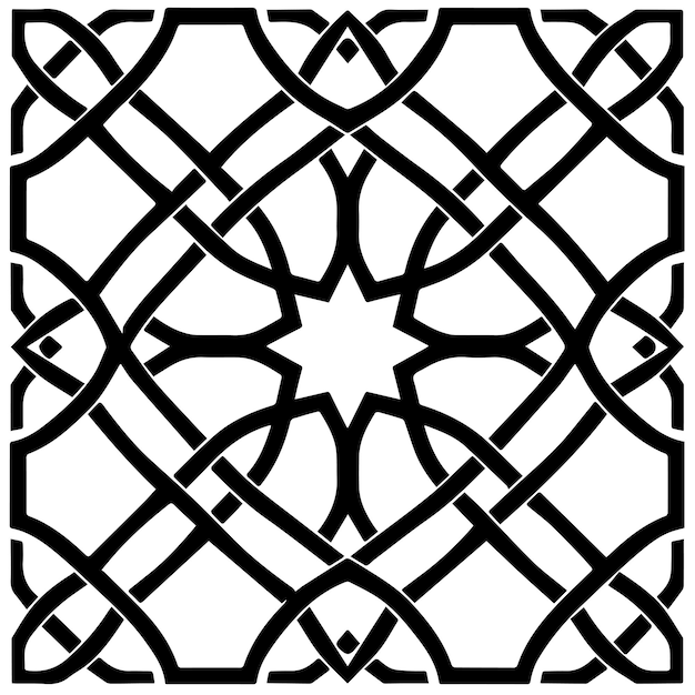 Arabesque pattern 12