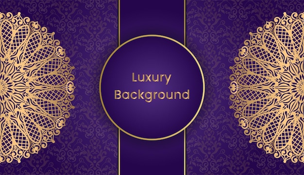 Arabesque style background design Luxury floral ornamental mandala