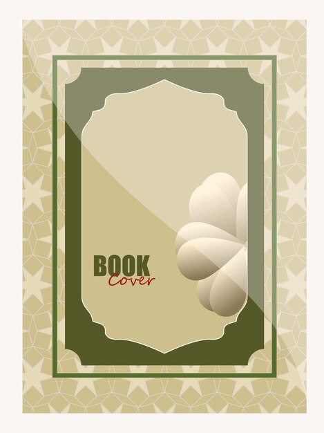 Arabic Book Cover Design with Amazing Border, best idea