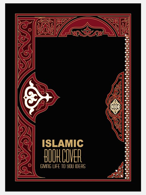 Copertina del libro arabo, copertina islamica