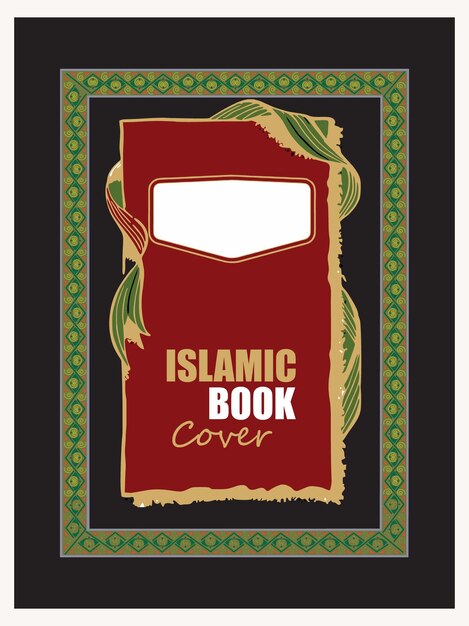 Vettore copertina del libro arabo