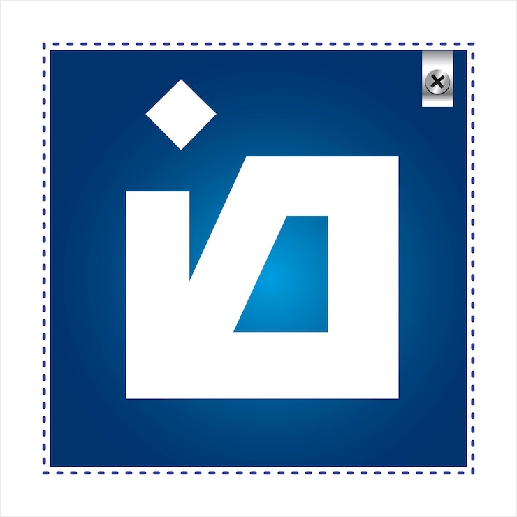 Vector arabic calligraphy alphabet letters or font in arabic kufic blue metallic thin style