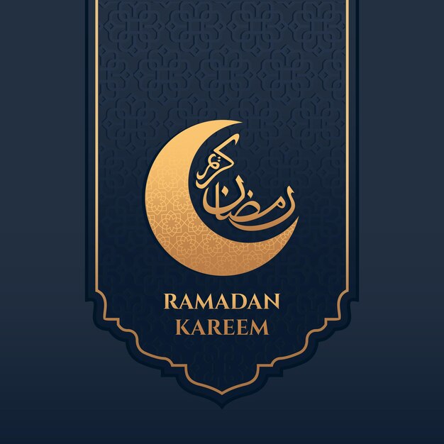 Arabic calligraphy design for Ramadan Kareem Islamic Background