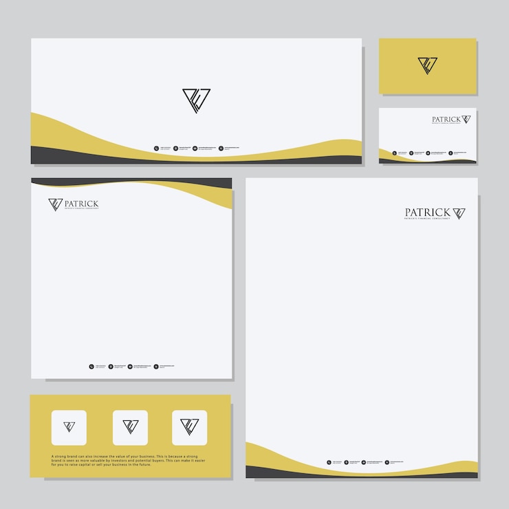 Vector 고정 디자인 레터헤드와 명함이 포함된 아랍어 서예 로고 디자인 템플릿