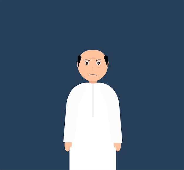 Arabic character with angry face