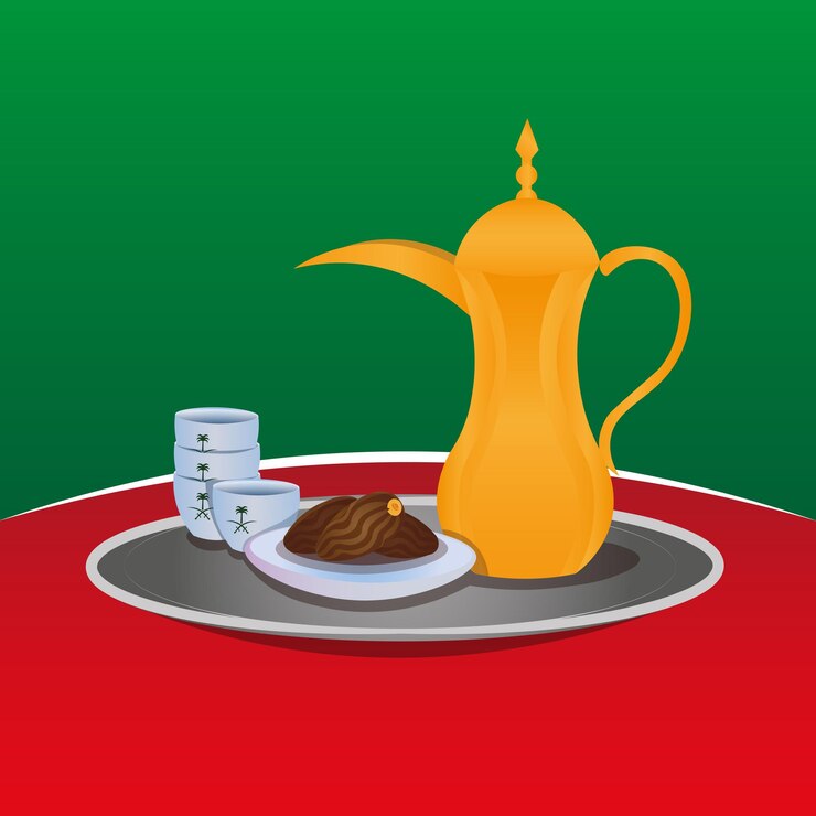 Vector arabic coffee