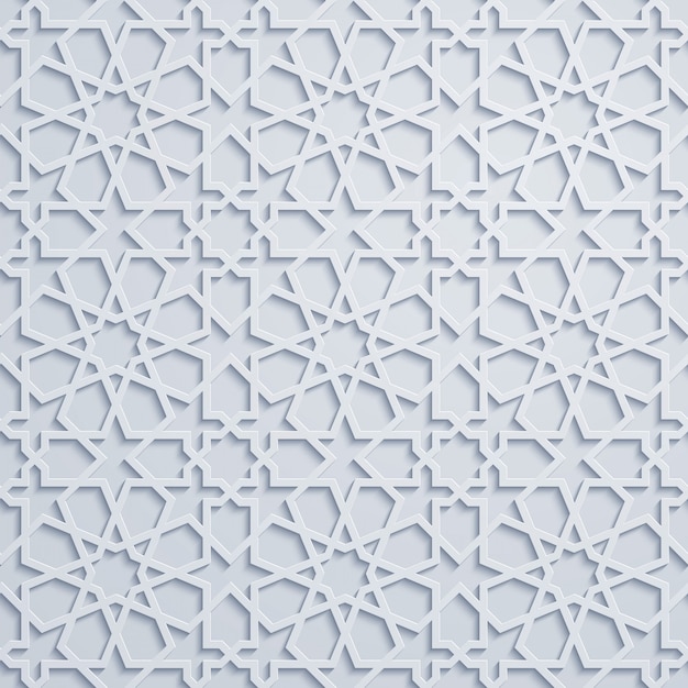 Vector arabic geometric ornament morocco pattern