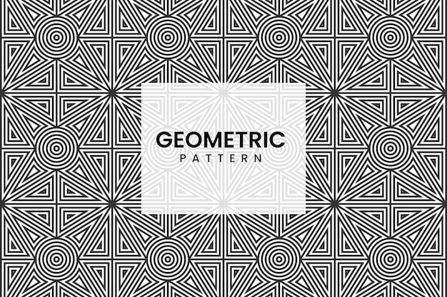 Arabic Geometric seamless lines pattern