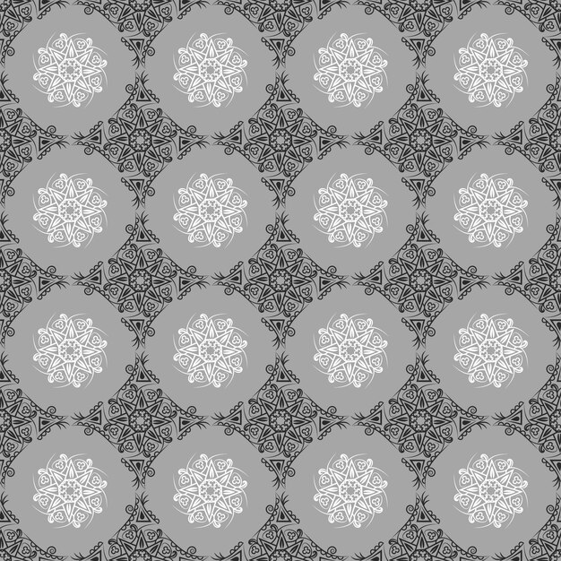 Vector arabic islamic indian seamless pattern