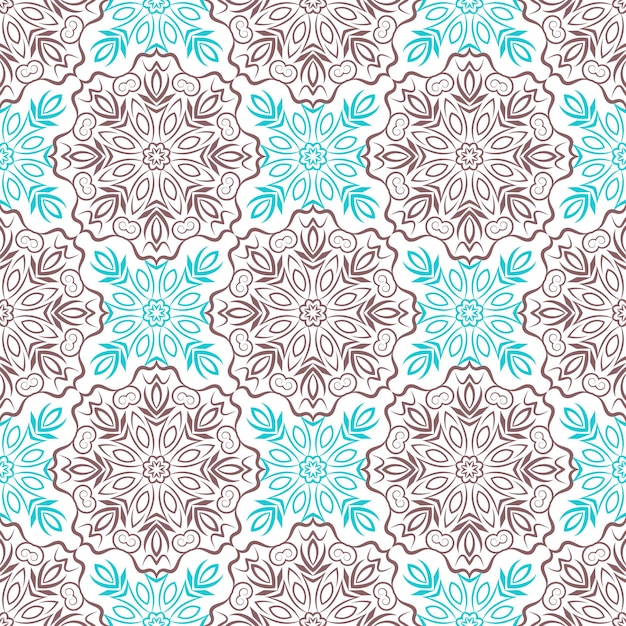 Arabic islamic indian seamless pattern