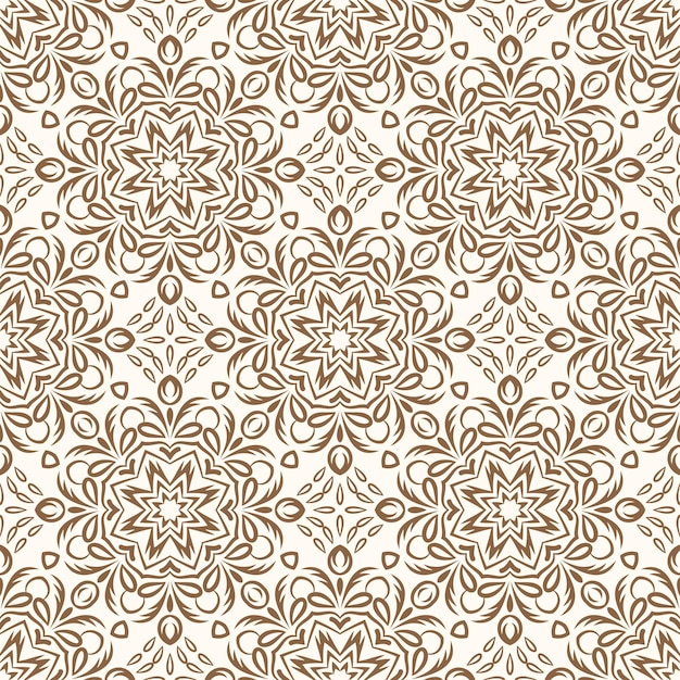 Arabic islamic indian seamless pattern