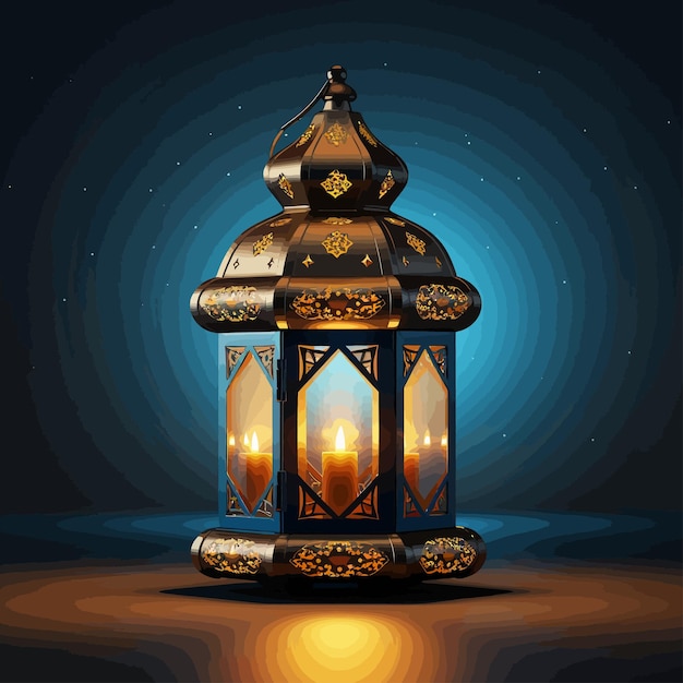 arabic lantern adha mubarak