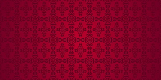 Arabic motif red background