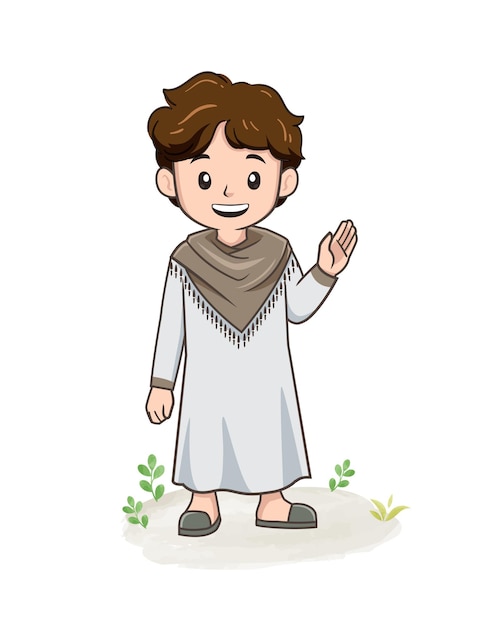 arabic muslim boy cartoon