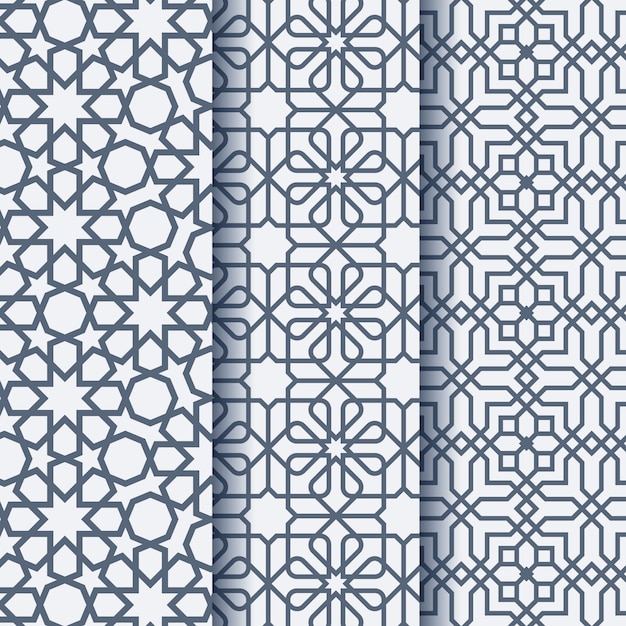 Motivo geometrico ornamento arabo