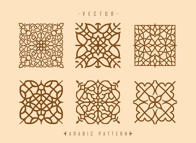 arabic pattern art middle eastern style pattern