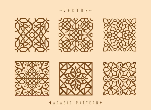 arabic pattern art middle eastern style pattern