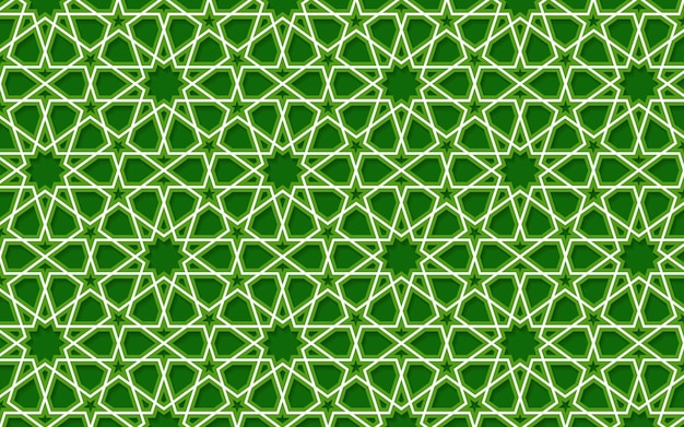 arabic pattern design islamic motif background vector