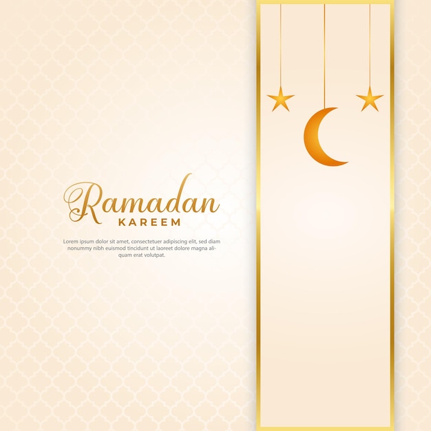 Design arabo ramadan kareem