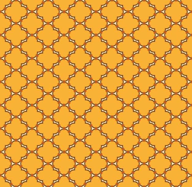 Arabic seamless pattern grid lantern shapes tiles