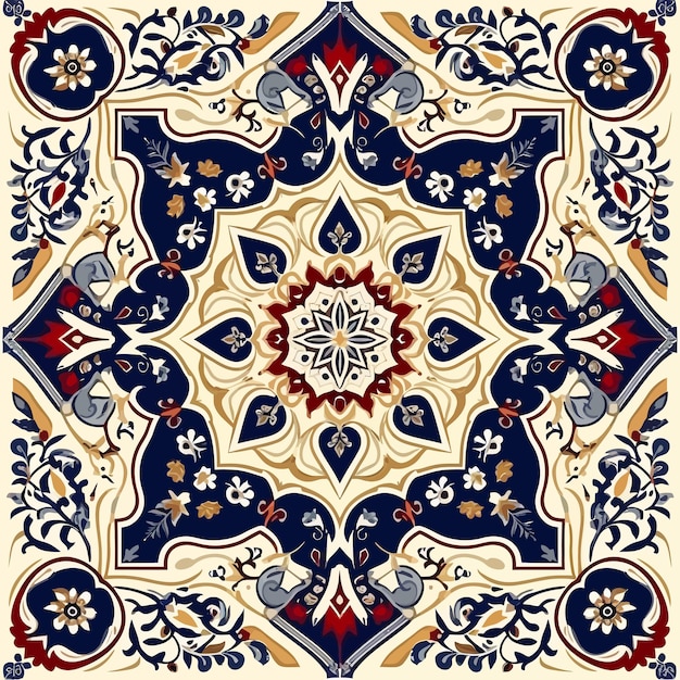 arabic tile design