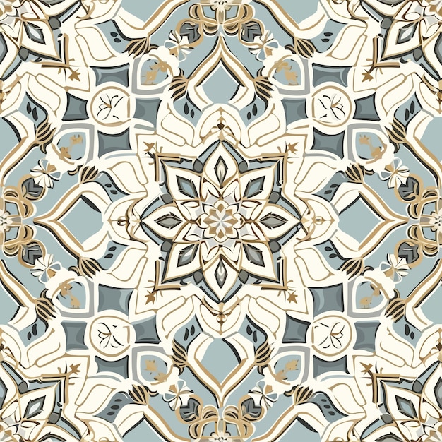 arabic tile design