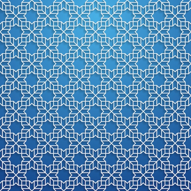 Arabisch arabesk ontwerp wenskaart voor Ramadan Kareem Islamitische sier kleurrijke detail van mozaïek Vector illustratie