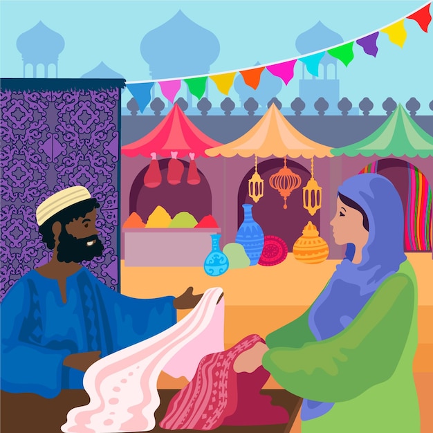 Arabische bazaar concept