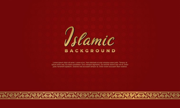 Arabische elegante luxe sier islamitische achtergrond met islamitisch patroon decoratief ornament