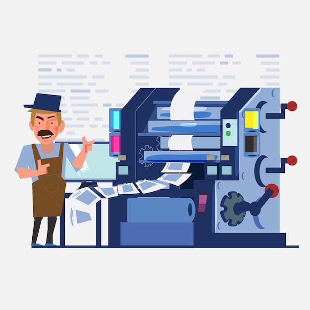arbeider met plotter