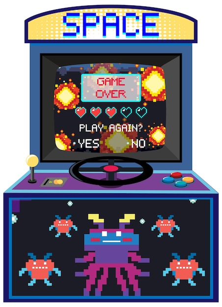 Arcade game machine isolated