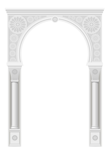 Arch in the Arabic style