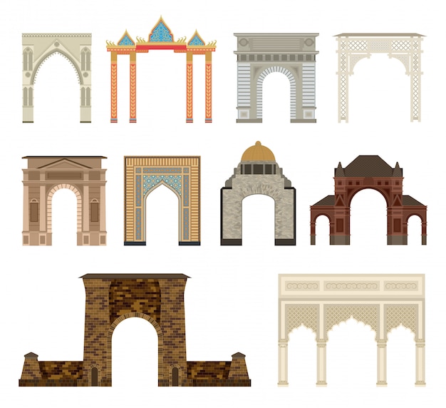 Arch  set illustration