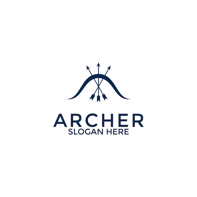 archer logo vector creative archer logo design template