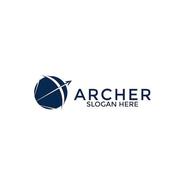 archer logo vector creative archer logo design template