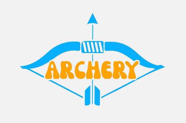 Vector archery svg design