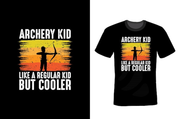 Archery T shirt design, typography, vintage