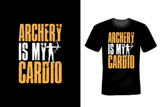 Archery T shirt design, typography, vintage