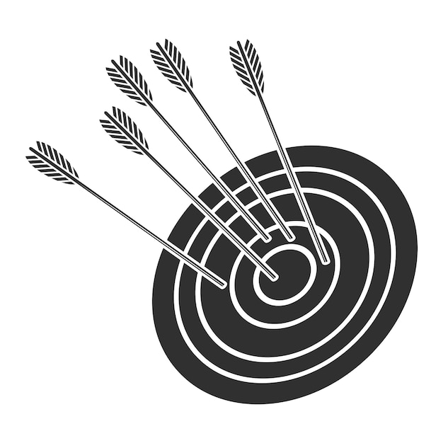 Vector archery vector illustration archery target vector set arrow vector bow vector archery arrow