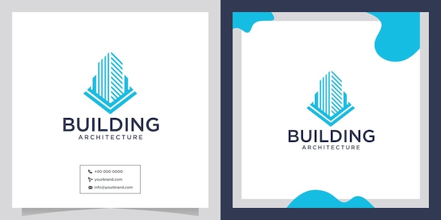 Architectural building structure logo design